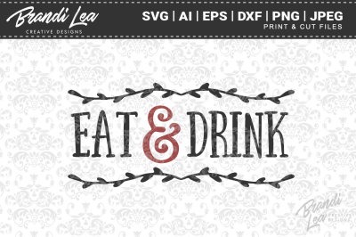 Eat & Drink SVG Cut Files