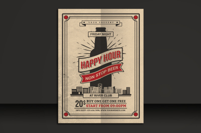 Happy Hour Beer Flyer