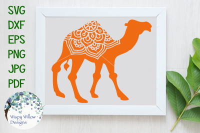 Camel Mandala SVG/DXF/EPS/PNG/JPG/PDF