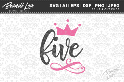 Five Crown SVG Cut Files