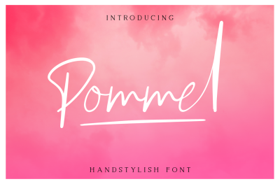 Pommel - Handstylish Font