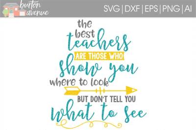 The Best Teachers SVG Cut File • Cricut • Silho