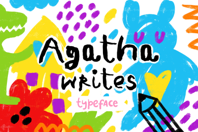 Agatha Writes - Hand Drawn Typeface!