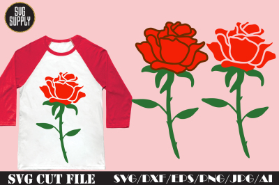 Rose SVG * Flower SVG Cut File 