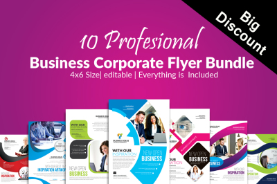 10 Business Flyers Bundle Vol:09