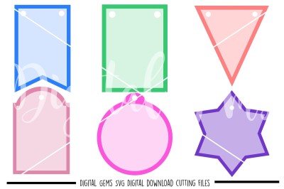 Bunting / Tag SVG / DXF / EPS / PNG Files