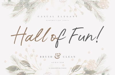 Hall Of Fun - Casual Elegant Font