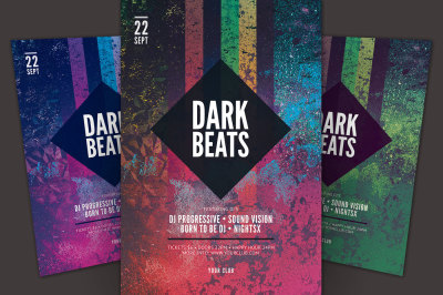 Dark Beats Flyer