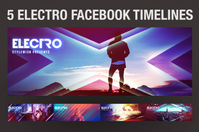 5 Electro Facebook Timeline Covers