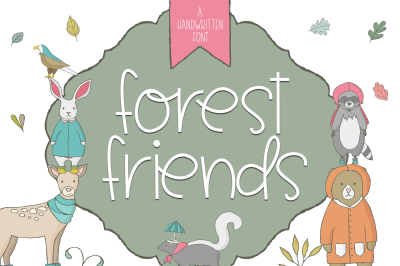 Forest Friends - A Handwritten Font