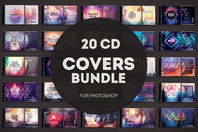 20 CD Covers Bundle