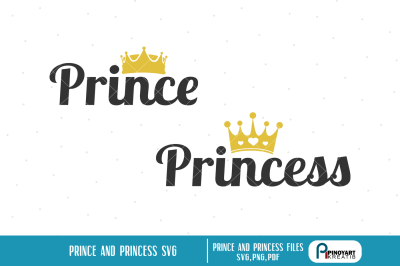 princess svg, princess svg file, prince svg, prince svg file, svg, png