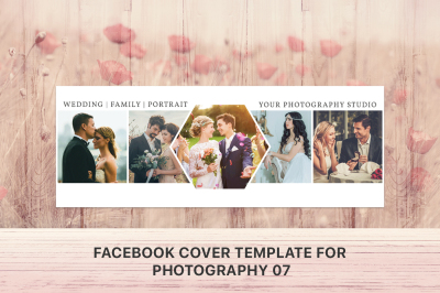 Facebook Cover Template for Fashion Photography 07