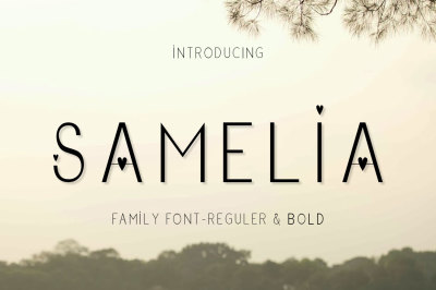Samelia Family Font