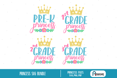 princess svg, princess svg file, first grade princess svg, svg, png