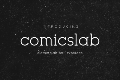 Comic Slab Font | Classic Sans Type |