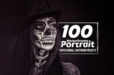 Monochrome Portrait - 100 Lightroom Presets