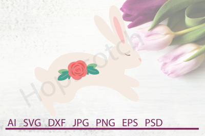 Bunny SVG&2C; Bunny DXF&2C; Cuttable File