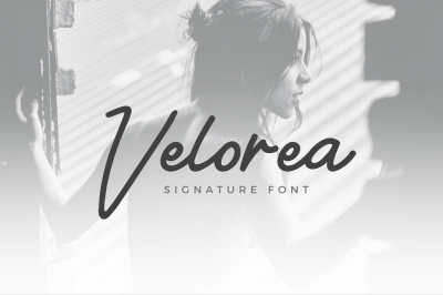 Velorea - Signature Font