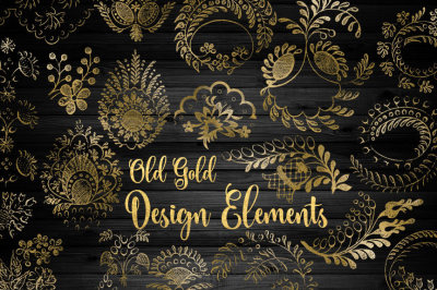 Old Gold Design Elements