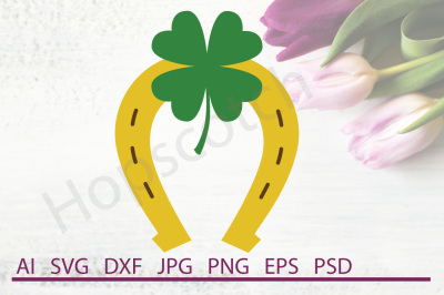 Horseshoe SVG, Horseshoe DXF, Cuttable File