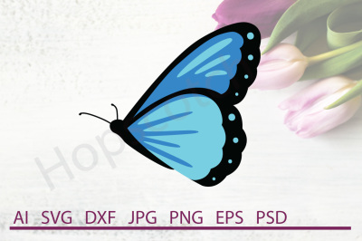 Butterfly SVG&2C; Butterfly DXF&2C; Cuttable File