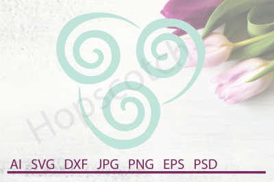 Swirls SVG, Swirls DXF, Cuttable File