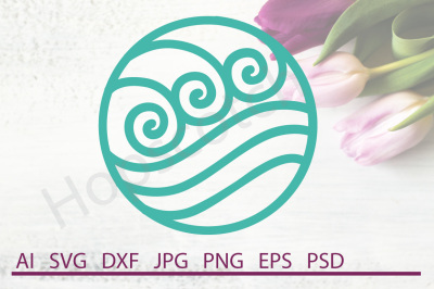 Swirls SVG, Swirls DXF, Cuttable File