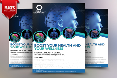 Health Fitness Flyer Template