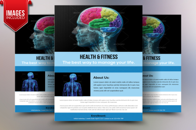 Health and Fitness Flyer