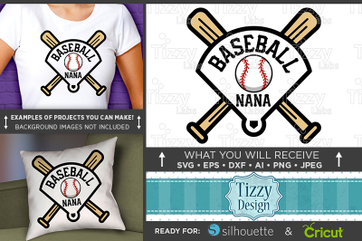 Baseball Nana Shirt - Baseball Nana Svg - Baseball Shirt Svg - 3033