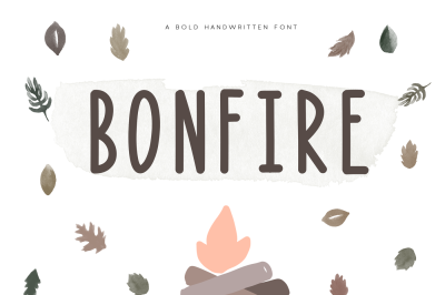 Bonfire - A Bold Handwritten Font