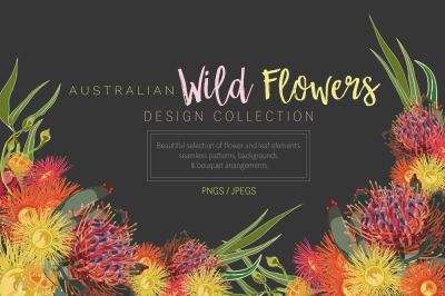 Australian Wild Flowers Collection