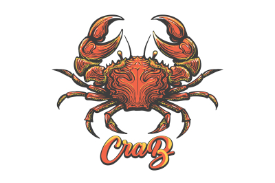 Hand Drawn Crab 