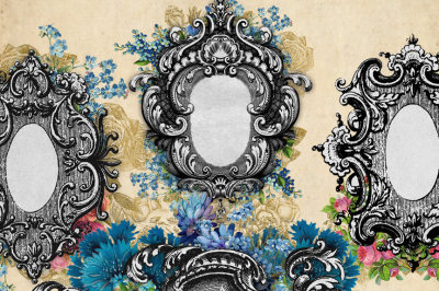 Ornate Floral Frames