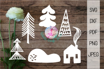 Nordic Chistmas SVG / DXF / PNG 