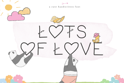 Lots of Love - A Cute Handwritten Font