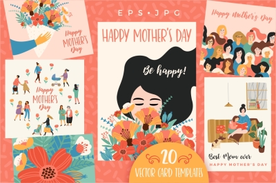 Mother's day card templates