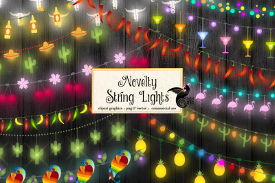 Novelty String Lights Clipart