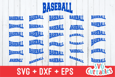 Baseball Layouts svg cut file