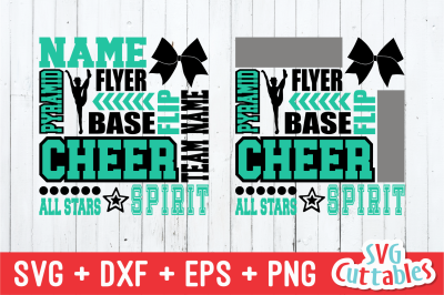 Cheer subway art competitive cheer svg cut file