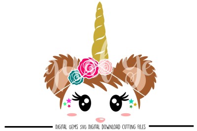 Unicorn Bear SVG / DXF / EPS / PNG Files