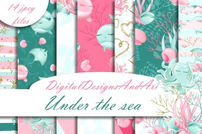Under the sea digital paper