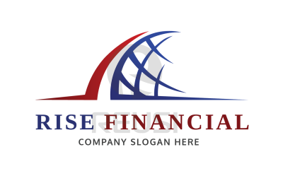 Rise Financial Logo Template