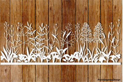 Grass, Tall Grass SVG files for Silhouette Cameo and Cricut.