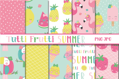 Tutti frutti summer paper