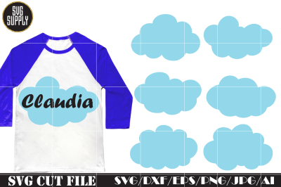 Clouds SVG* Cloud set SVG Cut File