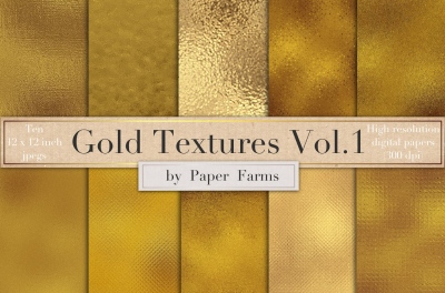 Metallic gold textures 