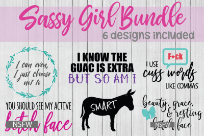 Sassy Girl SVG Bundle