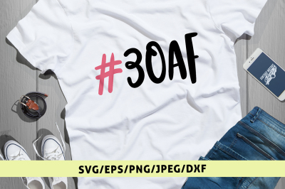 30AF - Svg Cut File